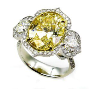 Yellow Topaz Ring for Women