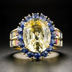 Multicolor Topaz Ring for Women