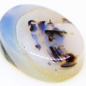 Natural Moss Agate stone for DIY jewelry