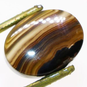 Moss Agate loose stone, Taurus birthstone alternative