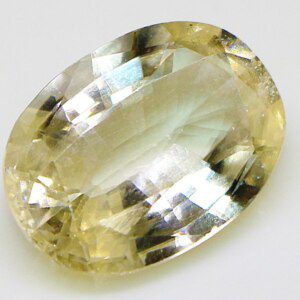 Golden yellow topaz loose gem