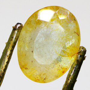 Yellow topaz cabochon loose gemstone