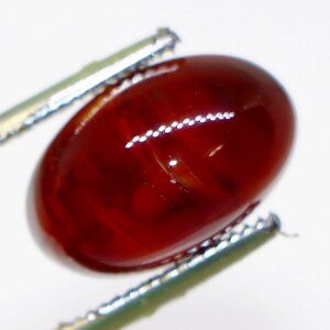 Red Haqiq Gemstone Closeup