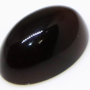 Yemani Black Agate gemstone showcasing its rich black color