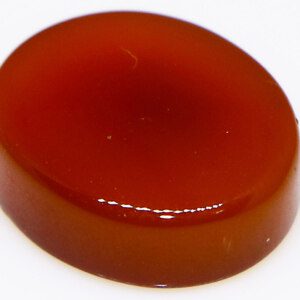 Closeup of Bloodstone Agate Flecks