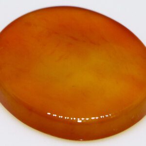 Natural yellow aqeeq gemstone