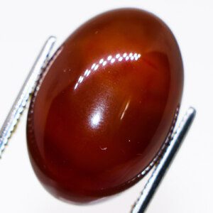 Natural Dark Brown Agate Closeup