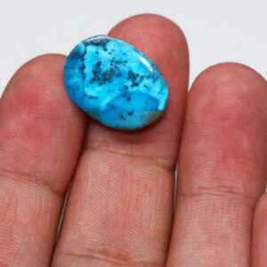 Deep blue turquoise gem