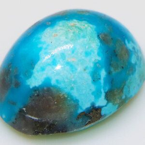 Turquoise necklace stone closeup