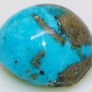 Natural turquoise stone for men's bracelets close-up