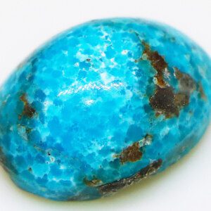 Blue turquoise crystal closeup