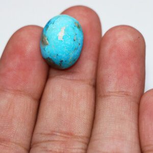 Light turquoise stone closeup