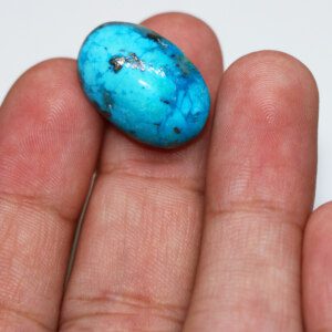 Natural turquoise stone closeup