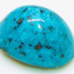 Feroza stone, December birthstone closeup