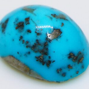 Turquoise stone jewelry closeup