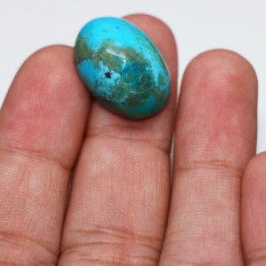 Original firoza gemstone closeup