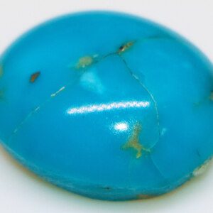 Certified natural turquoise closeup