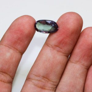 Alexandrite in hand