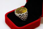Elegant Islamic Engraved Agate Ring - Handcrafted Beauty - Image 3