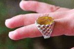 Elegant Islamic Engraved Agate Ring - Handcrafted Beauty - Image 8